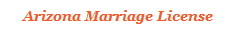 Arizona Marriage License